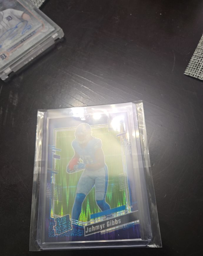 2023 Panini Donruss Optic Rated Rookie Jahmyr Gibbs — front