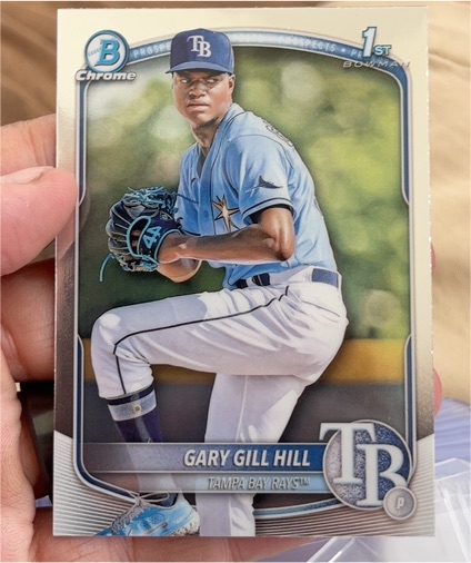2025 Bowman Chrome Prospects #BCP-55 Gary Gill Hill — front