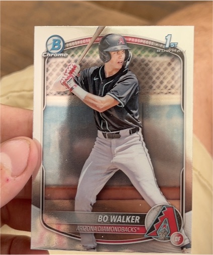 2025 Bowman Chrome Prospects #BCP-92 Bo Walker — front
