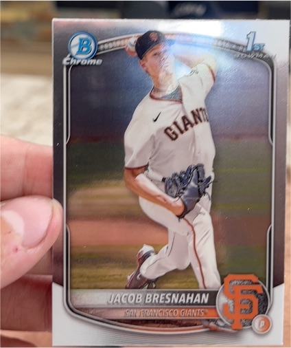 2025 Bowman Chrome Prospects #BCP-53 Jacob Bresnahan — front