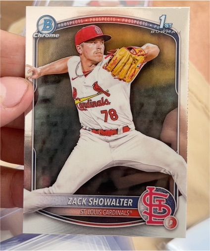2025 Bowman Chrome #BCP-74 Zack Showalter — front