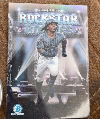 2025 Bowman #RR-18 Luisangel Acuna Rockstar Rookies — front