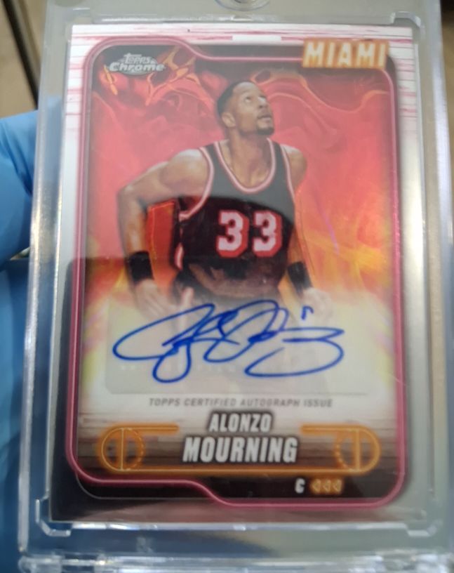 2024-25 Topps Chrome #Alonzo Mourning — front