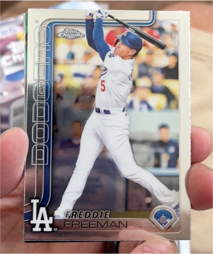 2025 Topps Chrome #23 Freddie Freeman — front