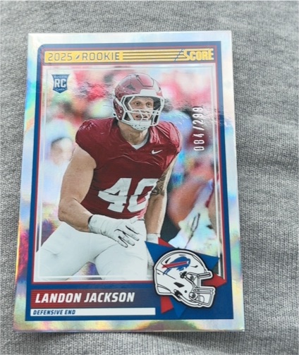 2025 Panini Score #87 Landon Jackson — front
