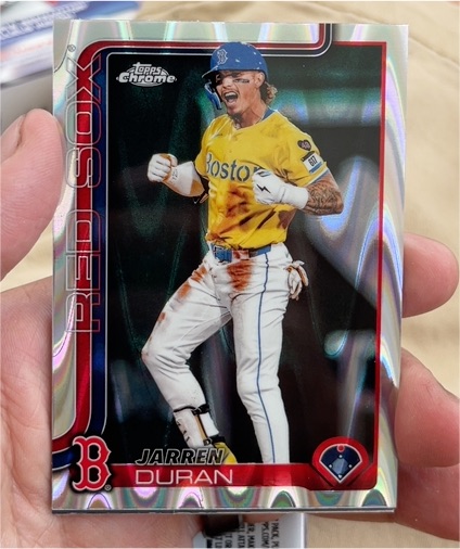 2025 Topps Chrome #79 Jarren Duran — front