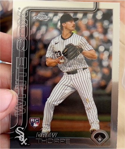 2025 Topps Chrome #320 Drew Thorpe — front