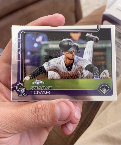 2025 Topps Chrome #154 Ezequiel Tovar — front