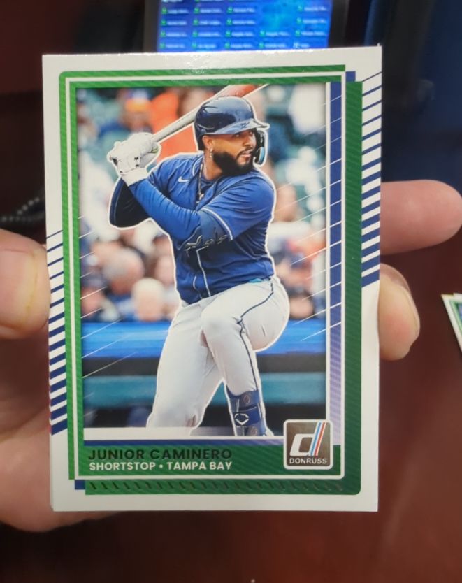 2025 Donruss #40 Junior Caminero — front