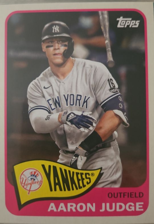 2021 Topps #T65-33 Aaron Judge 1965 Topps Redux — front