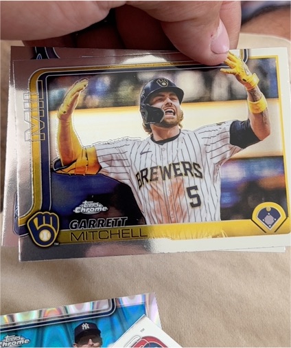 2025 Topps Chrome #28 Garrett Mitchell — front