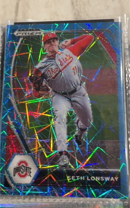 2021 Panini Prizm Draft Picks #PDP176 Seth Lonsway — front