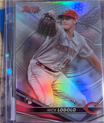 2022 Bowman's Best #56 Nick Lodolo — front