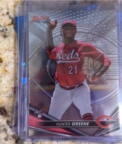 2022 Bowman's Best #54 Hunter Greene — front