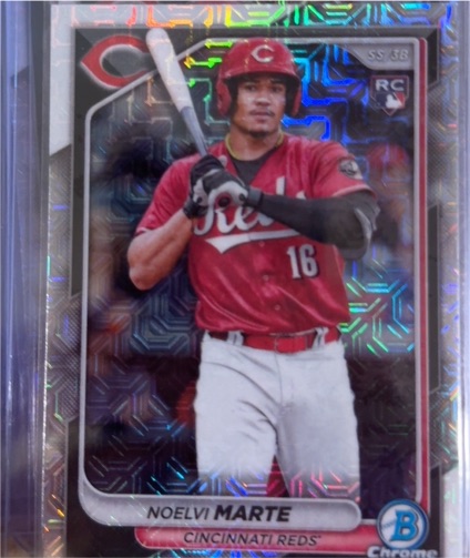 2024 Bowman Chrome #80 Noelvi Marte — front