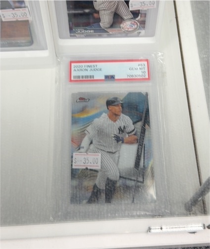 2020 Topps Finest #83 Aaron Judge — front