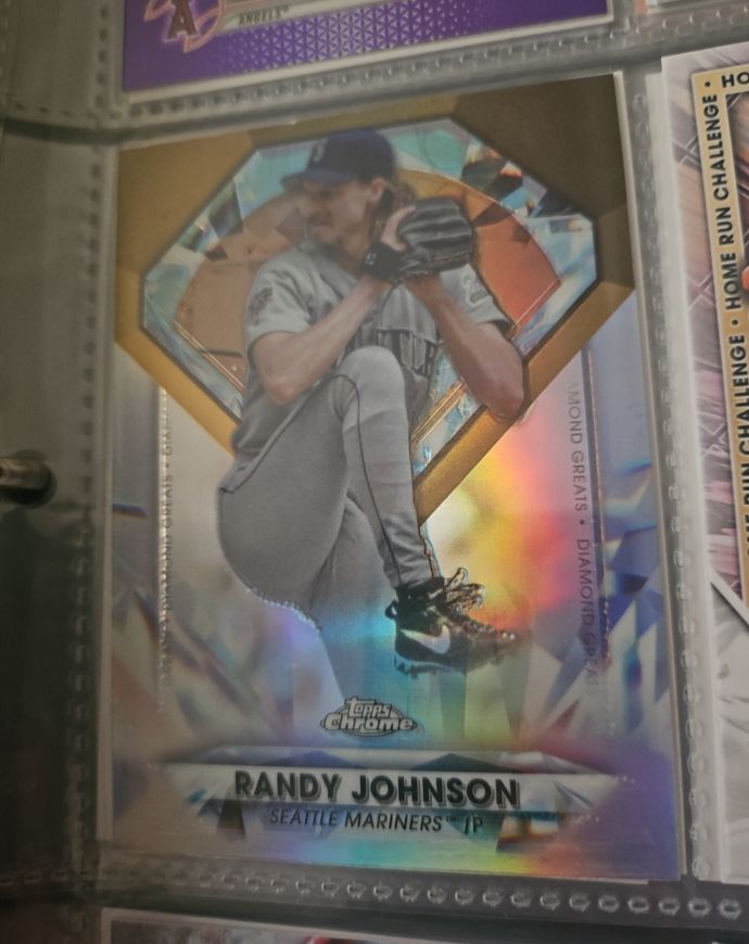 2022 Topps Chrome Update #DGC-47 Randy Johnson Diamond Greats Die Cuts — front