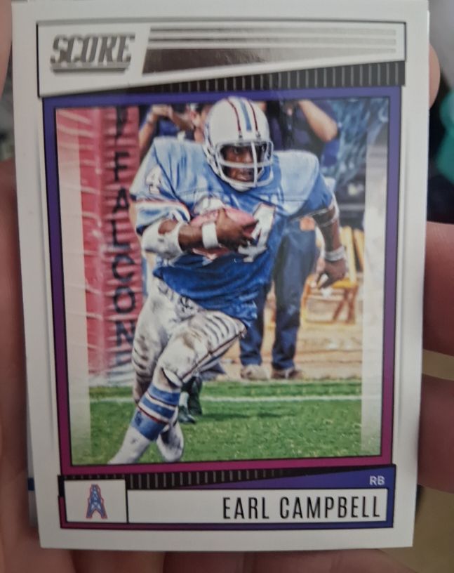 2022 Panini Score #7 Earl Campbell — front