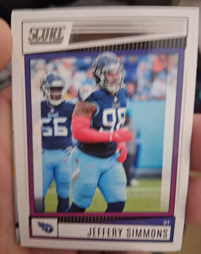 2022 Panini Score #34 Jeffery Simmons — front