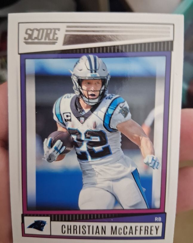 2022 Score #49 Christian McCaffrey — front