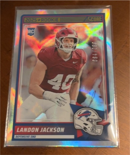 2025 Panini Score #87 Landon Jackson — front