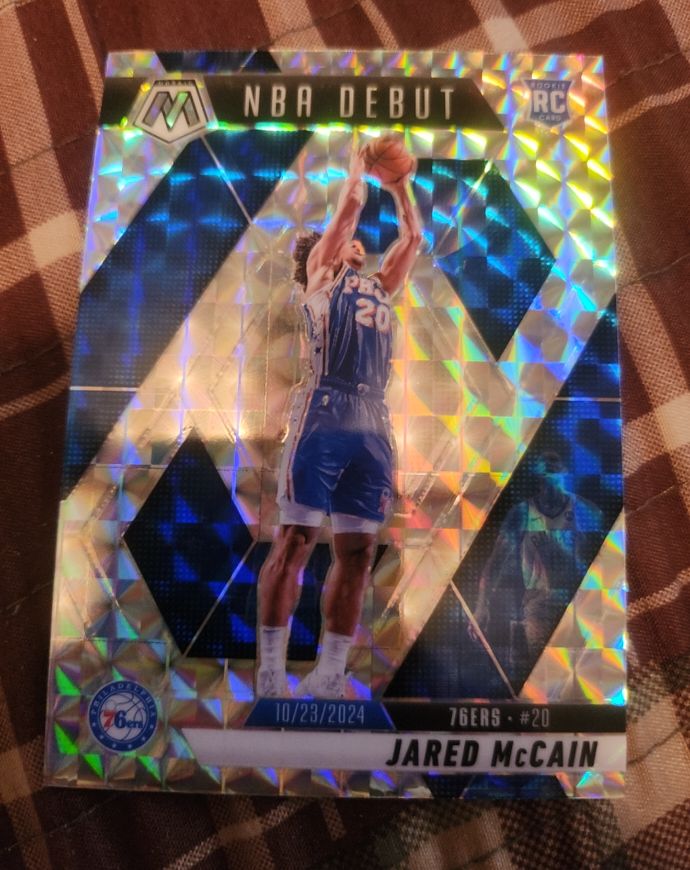2024-25 Panini Mosaic NBA Debut #263 Jared McCain — front