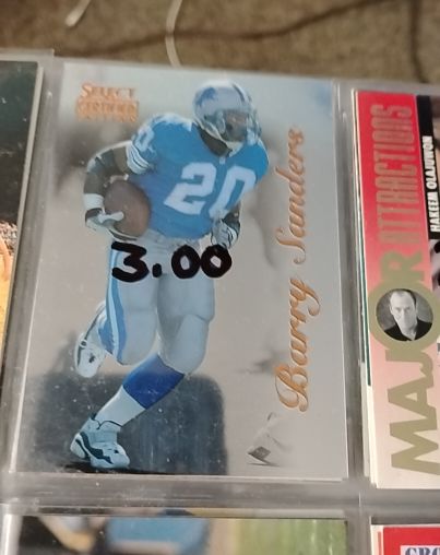 1996 Select Certified Edition #33 Barry Sanders — front