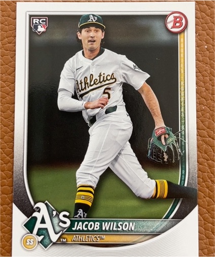 2025 Bowman #9 Jacob Wilson — front
