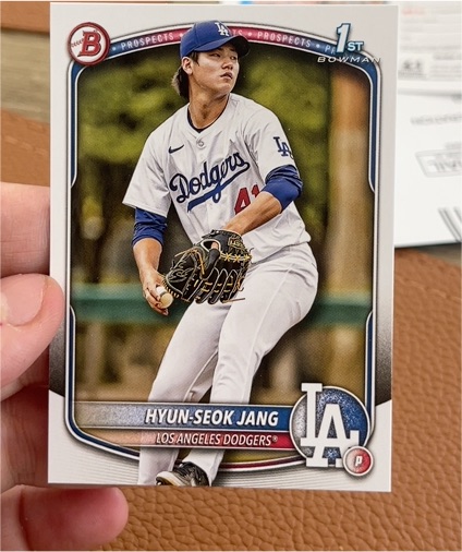 2025 Bowman #BP-51 Hyun-Seok Jang Prospects — front