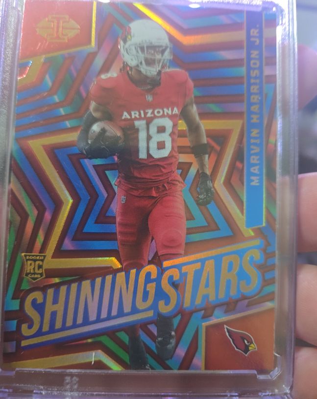 2024 Panini Illusions Shining Stars #4 Marvin Harrison Jr. — front