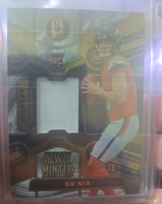 2024 Panini Gold Standard - Newly Minted Memorabilia #NMM-BNX Bo Nix — front