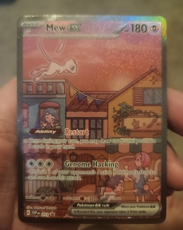 2023 Pokémon SV Promo Mew ex #053 — front