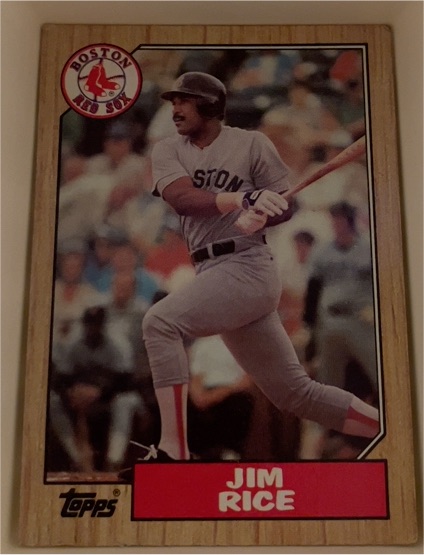 1987 Topps #480 Jim Rice — front