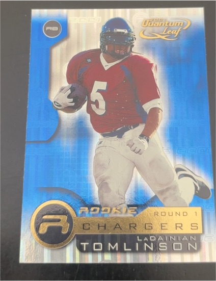 2001 Quantum Leaf #210 LaDainian Tomlinson — front