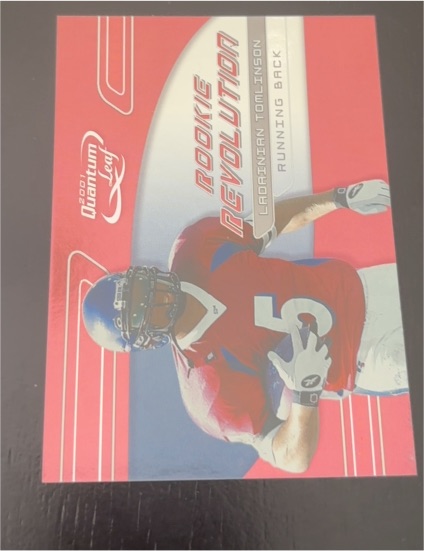 2001 Quantum Leaf Rookie Revolution #RR-5 LaDainian Tomlinson — front