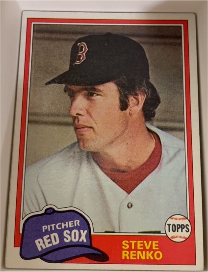 1981 Topps #63 Steve Renko Boston Red Sox — front