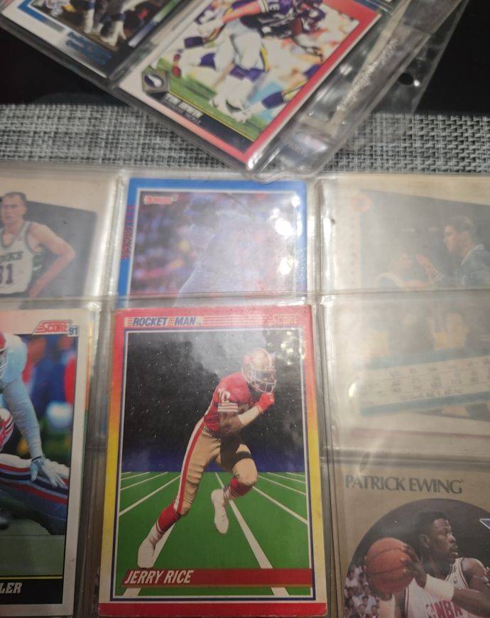 1991 Score #Rocket Man Jerry Rice — front
