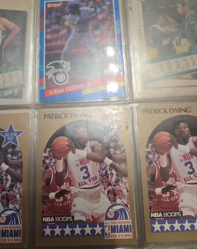 1990 NBA Hoops #AL93 Patrick Ewing All-Star — front