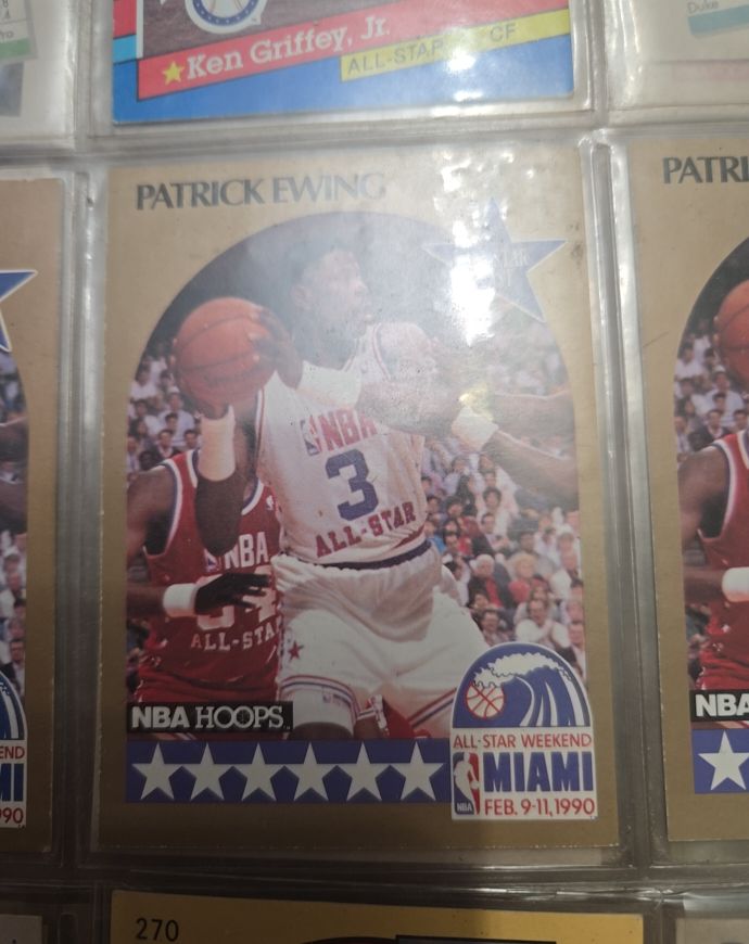1990-91 NBA Hoops #4 Patrick Ewing All-Star — front
