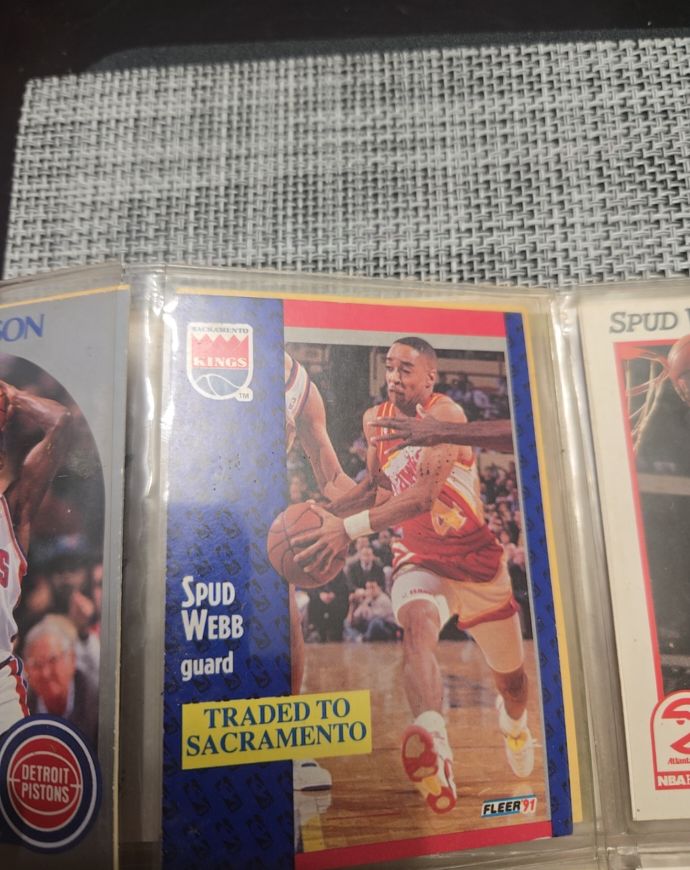 1991-92 Fleer #4 Spud Webb — front