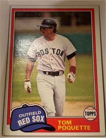 1981 Topps #153 Tom Poquette — front