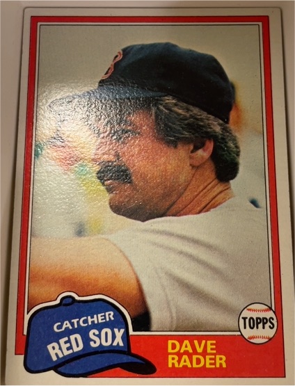 1981 Topps #378 Dave Rader — front