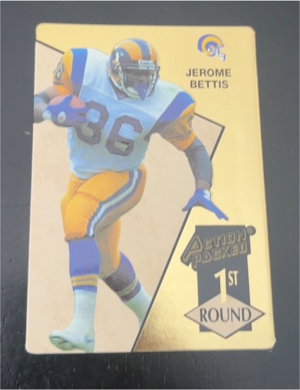 1993 Action Packed #172 Jerome Bettis — front