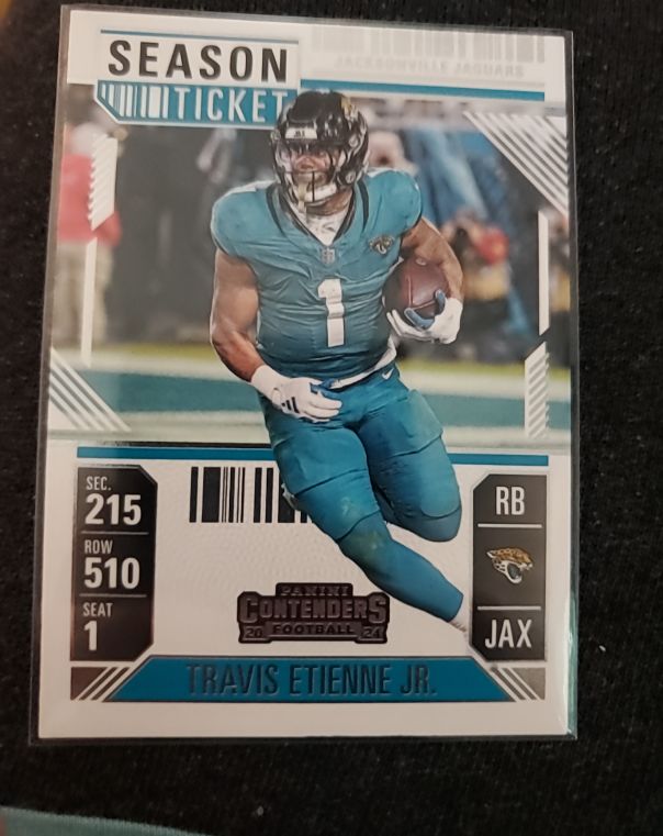 2024 Panini Contenders #47 Travis Etienne Jr. — front