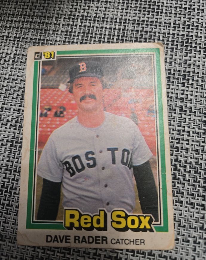1981 Donruss #512 Dave Rader — front