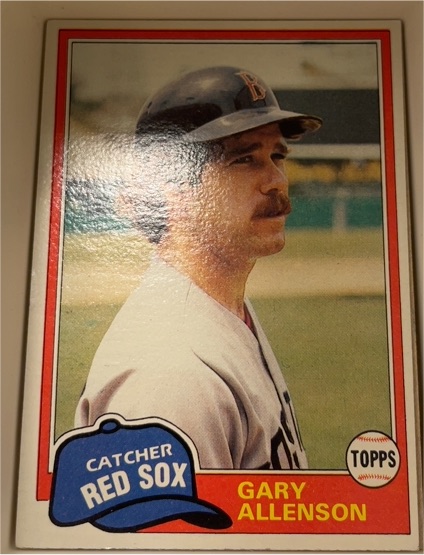 1981 Topps #128 Gary Allenson — front