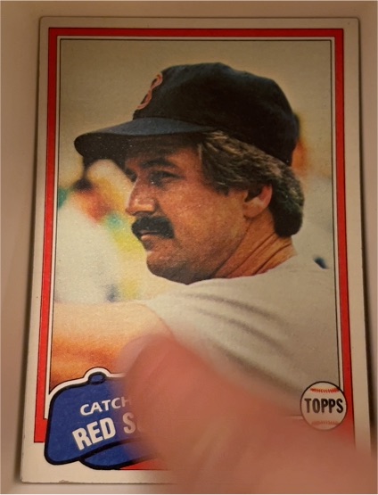 1981 Topps #378 Dave Rader Boston Red Sox — front