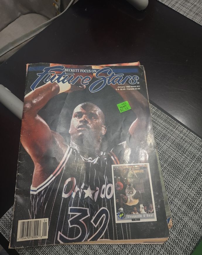 1993 Beckett Focus on Future Stars #21 Shaquille O'Neal — front