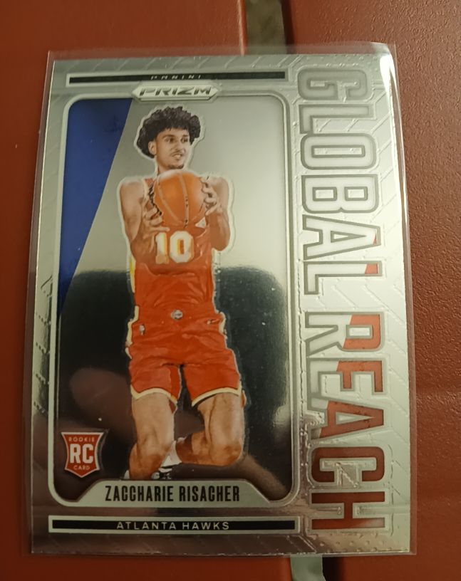 2024-25 Panini Prizm #7 Zaccharie Risacher Global Reach — front