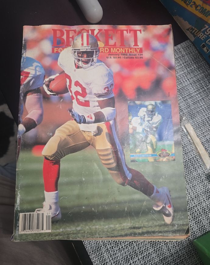 1993 Beckett Football Card Monthly #34 Roger Craig — front